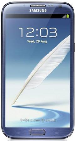 Смартфон Samsung Galaxy Note 2 GT-N7100 Blue - Спасск-Дальний