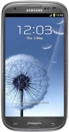 Смартфон Samsung Galaxy S3 GT-I9300 16Gb Titanium grey - Спасск-Дальний